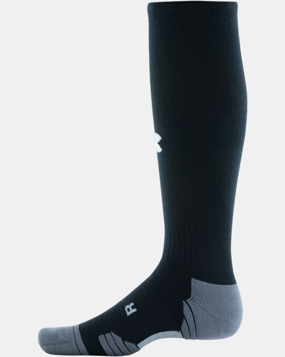 Unisex UA Team Over-The-Calf Socks, Black, pdpMainDesktop image number 1